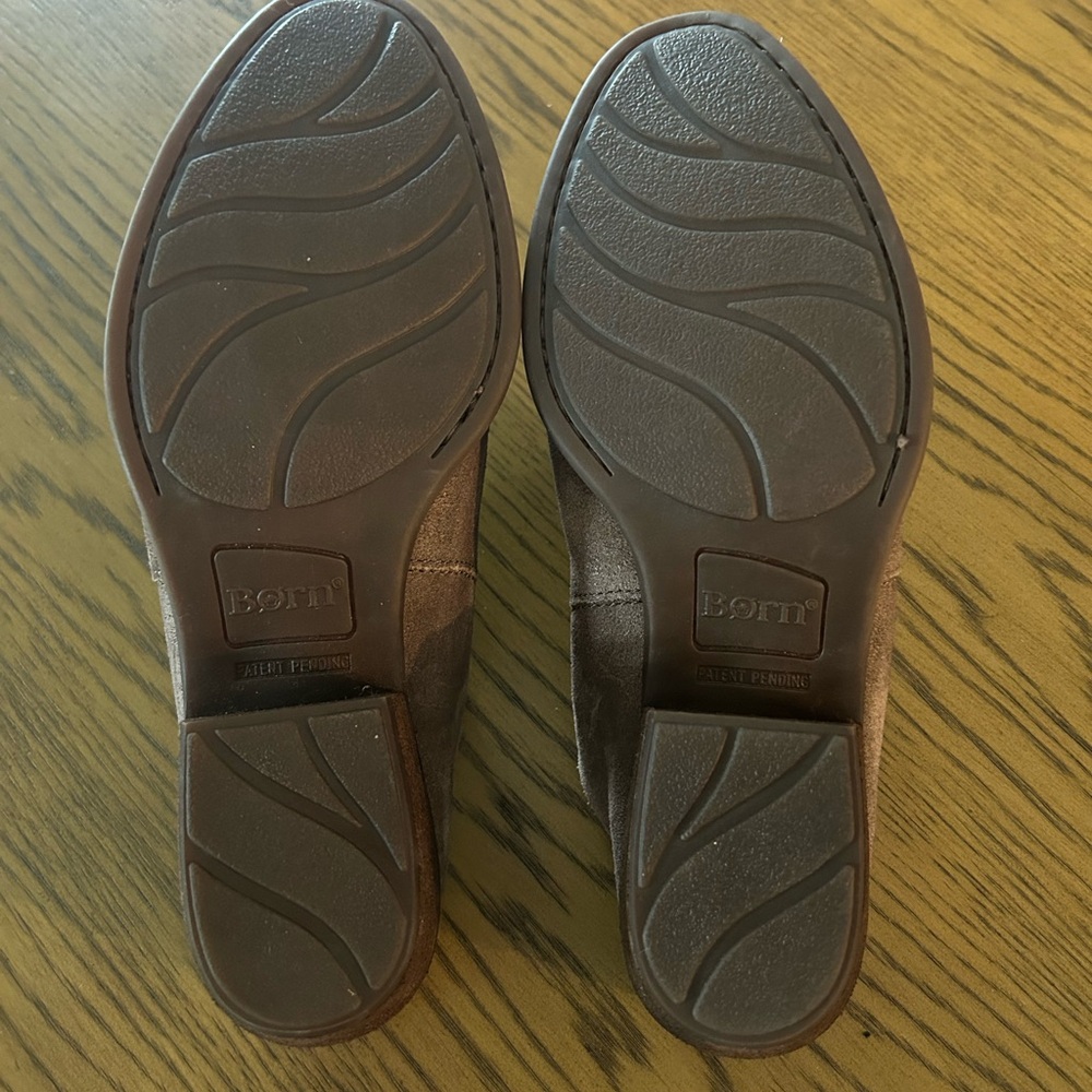 Born leather mule boots - Sz 9 - Picture 6 of 7